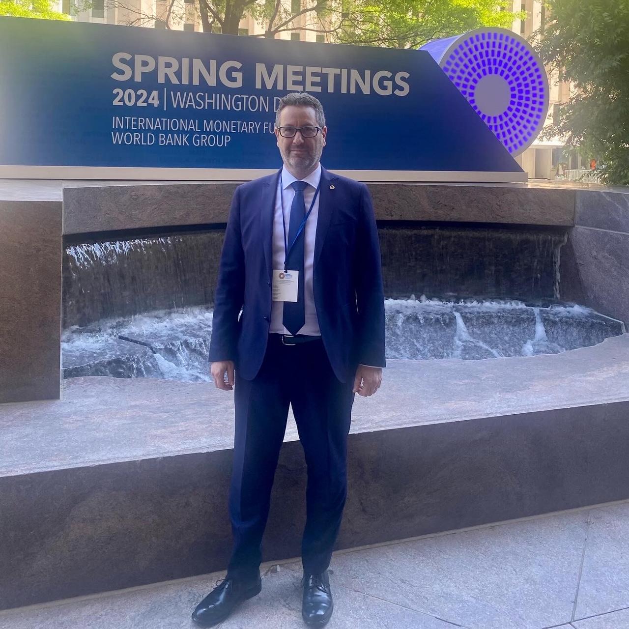 Svariati gli incontri bilaterali per il Segretario di Stato per le Finanze e il Bilancio Marco Gatti impegnato agli Spring Meetings di Washington.